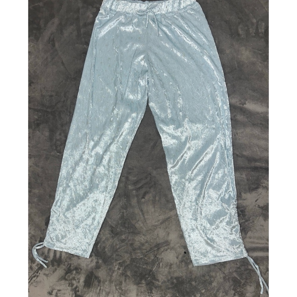 🩵 Vintage Y2K Star Velvet Sleep Pants